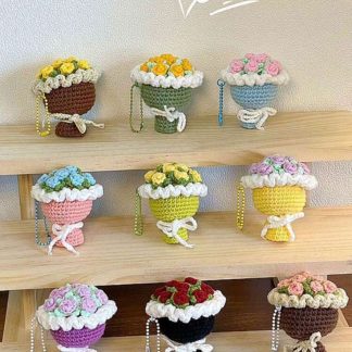 Flower Bouquet Keychains