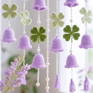 Crochet Floral Bell Hanging
