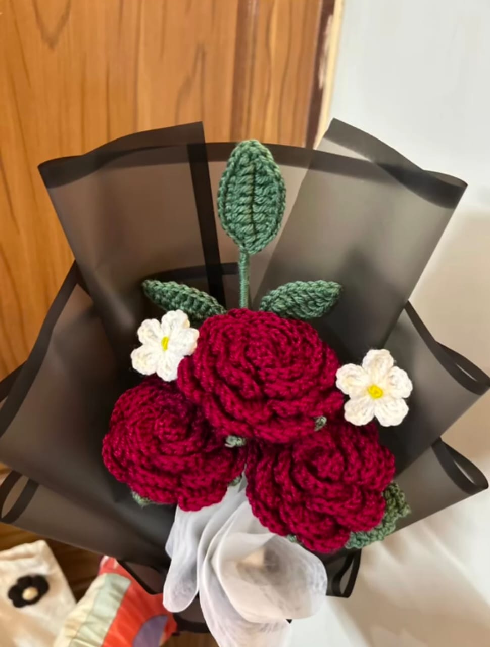 The Rose & Daisy Amigurumi Bouquet